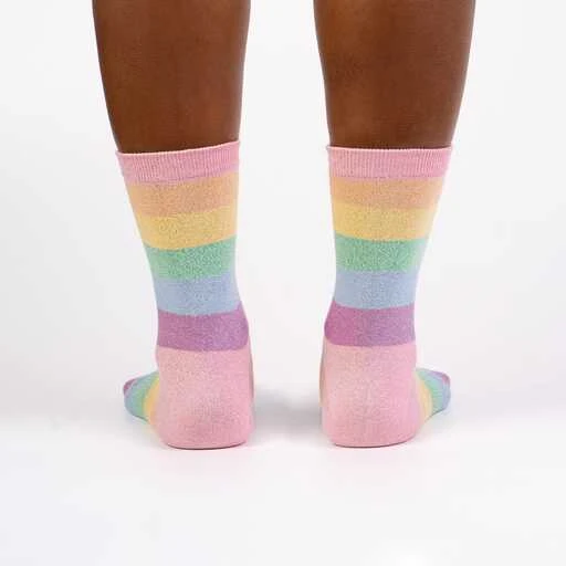 SOCK IT TO ME - Pastel Prismatic Crew Socks 5 SOCK IT TO ME - Pastel Prismatic Crew Socks - Image 3