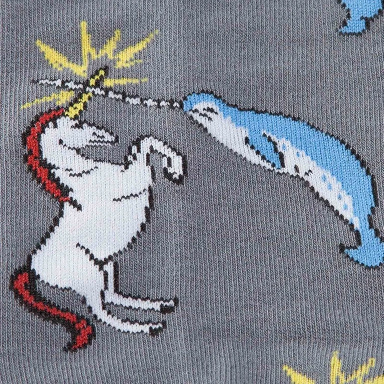 SOCK IT TO ME - Unicorn Vs. Narwhal Crew Socks 5 SOCK IT TO ME - Unicorn Vs. Narwhal Crew Socks - Image 3