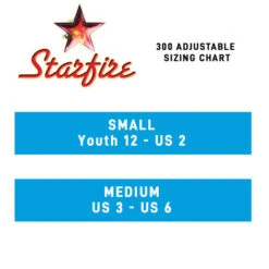 Starfire 300 - Adjustable Girl's And Boy's Skates -Roller Skating Equipment Store Starfire300 SizeChart
