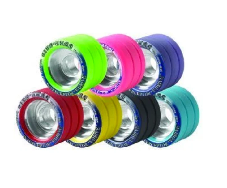 SURE-GRIP "Interceptor" Quad Wheels - (93a 62mm) - BLUE ONLY 3 SURE-GRIP "Interceptor" Quad Wheels - (93a 62mm) - BLUE ONLY