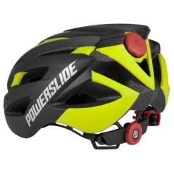 Powerslide Race Attack Helmet -Roller Skating Equipment Store powerslide race attack black yellow Rear